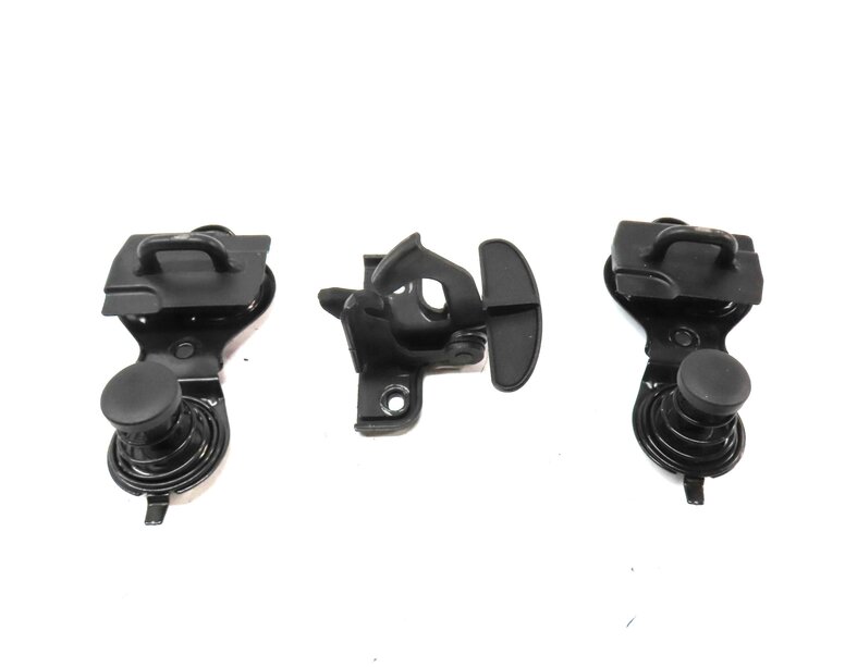 Thumbnail 4: 2008 CLS63 AMG ///AMG (W219) LEFT & RIGHT HOOD SAFETY CATCH HOOK & DAMPENER SET3