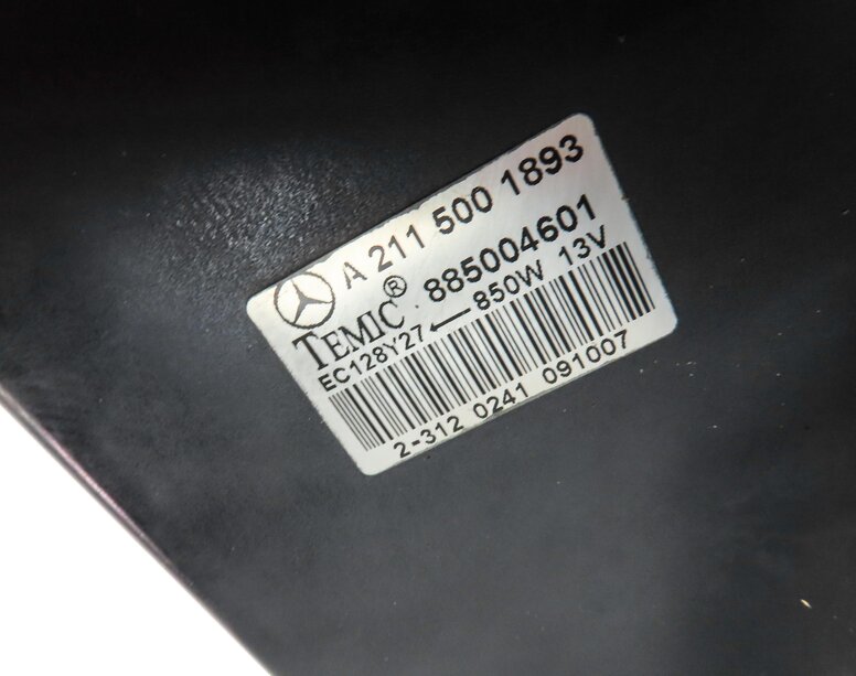 Thumbnail 6: 2005-2009 MERCEDES CL600 CL63 CL65 E320 E63 S600 S65 S63 CLS63 - COOLING FAN