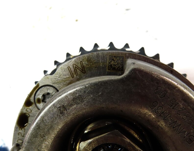 Thumbnail 8: 2012 BMW 528i (F10) 2.0L TURBO N20 ENGINE INTAKE CAMSHAFT TIMING GEAR 7598215