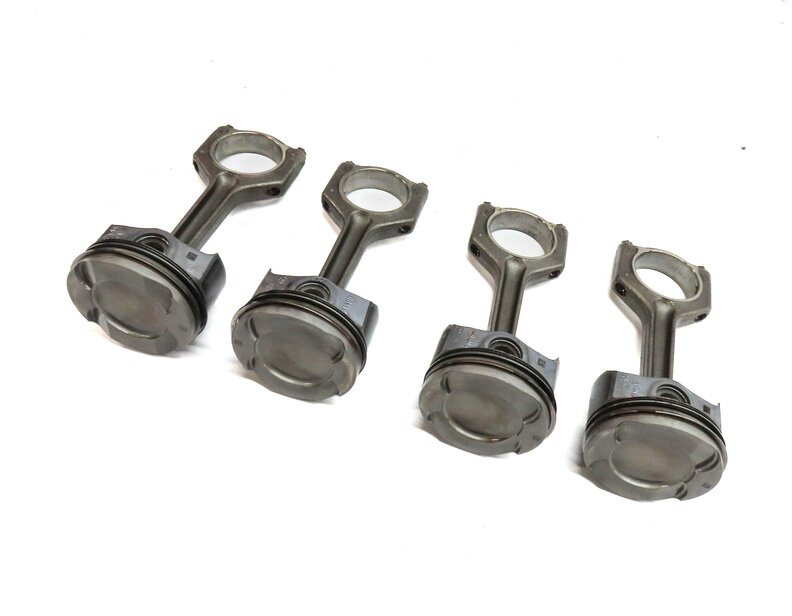 12-13 BMW 3 5 X1 Z4 (F10 F30 E84 E89) 2.0L TURBO PISTON & CONNECTING ROD SET 4