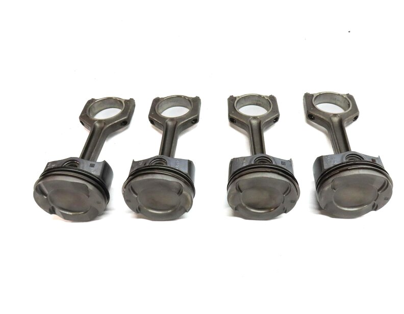 Thumbnail 2: 12-13 BMW 3 5 X1 Z4 (F10 F30 E84 E89) 2.0L TURBO PISTON & CONNECTING ROD SET 4