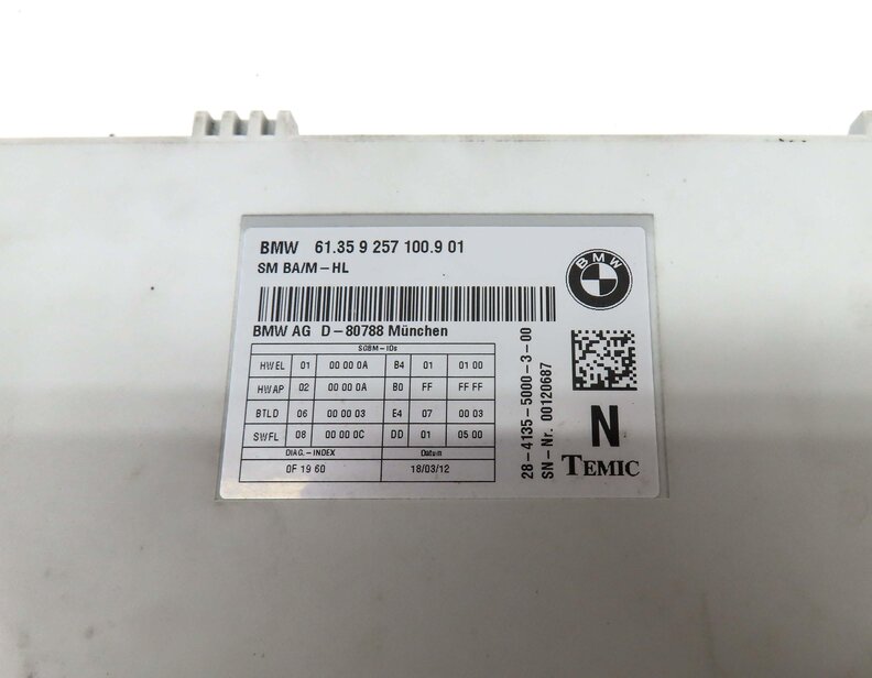 Thumbnail 4: 12-19 BMW 328i 335i 535i 550i 750i M5 M6 X3 X4 - RIGHT FRONT SEAT CONTROL MODULE