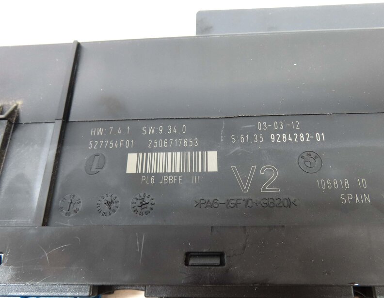 Thumbnail 5: 2012 BMW 528i (F10) PRIMARY BODY CONTROL MODULE 61359284282