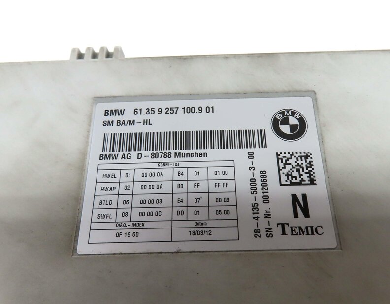 Thumbnail 4: 12-19 BMW 328i 335i 535i 550i 750i M5 M6 X3 X4 - LEFT FRONT DRIVER SEAT MODULE