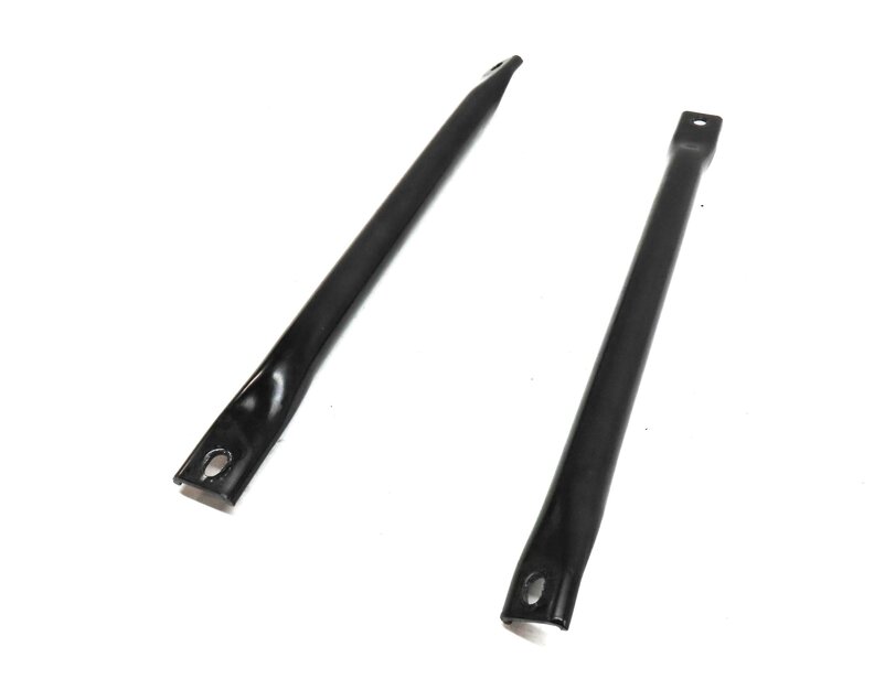 2012 BMW 528i (F10) ENGINE BAY RADIATOR SUPPORT BAR BRACE SET 2 7180318 7180317