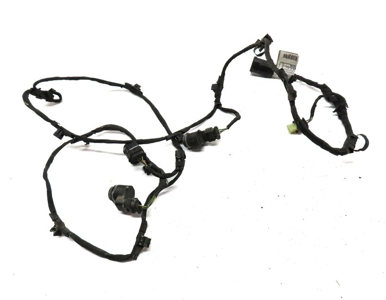 Thumbnail 2: 2012 BMW 528i (F10) FRONT PARK ASSIST PDC SENSOR SET4 (BLUE) w/ WIRING HARNESS