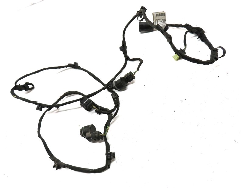 Thumbnail 3: 2012 BMW 528i (F10) FRONT PARK ASSIST PDC SENSOR SET4 (BLUE) w/ WIRING HARNESS