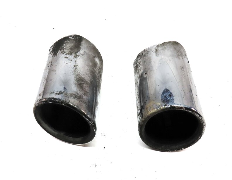 Thumbnail 4: 2012 BMW 528i (F10) 2.0L TURBO N20 ENGINE LEFT & RIGHT MUFFLER EXHAUST TIP SET2