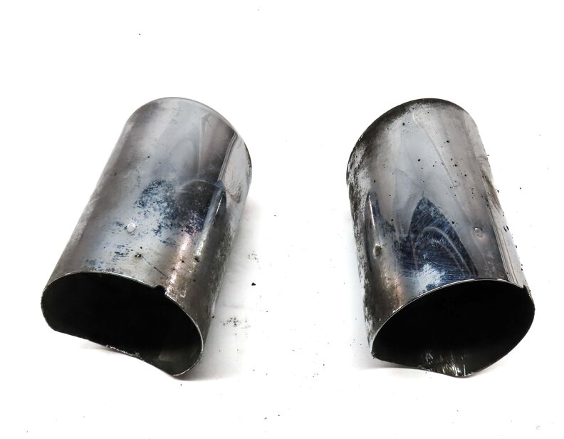 Thumbnail 6: 2012 BMW 528i (F10) 2.0L TURBO N20 ENGINE LEFT & RIGHT MUFFLER EXHAUST TIP SET2