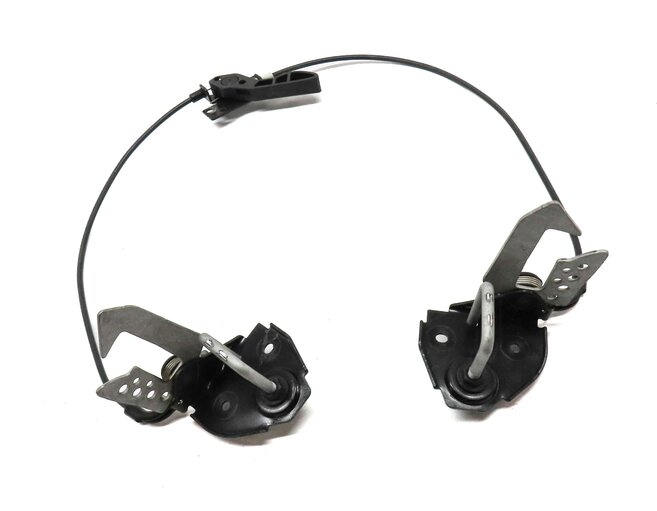 Thumbnail 3: 2012 BMW 528i (F10) HOOD LEFT & RIGHT LOCK LATCH CATCH HOOK SET 2 w/ LEVER CABLE