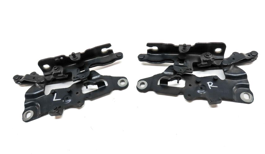 Thumbnail 2: 12-19 BMW 528i 535i 550i 640i 650i M5 M6 (F06 F10) FRONT HOOD HINGE SET (BLUE)