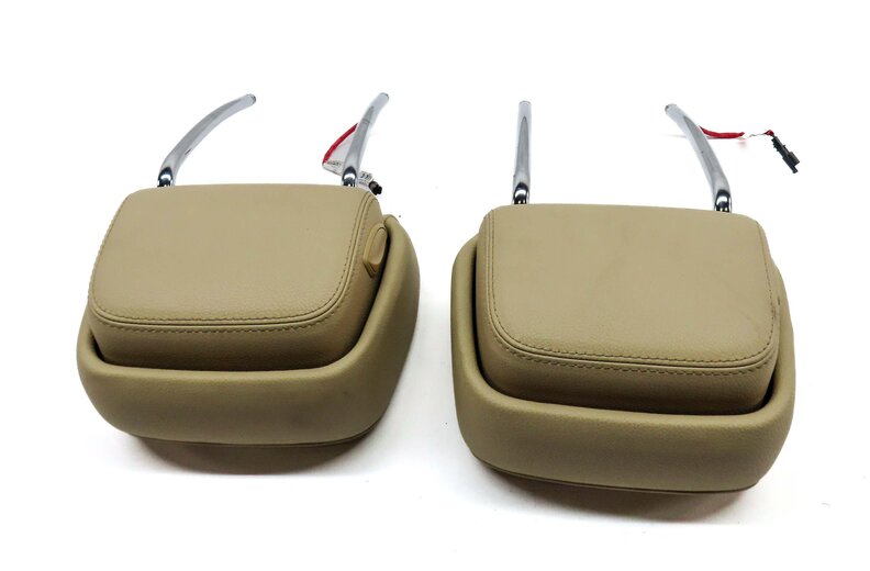 Thumbnail 5: 11-13 BMW GT 5-SERIES (F07 F10) FRONT LEFT & RIGHT SEAT HEADREST SET-2 (BEIGE)