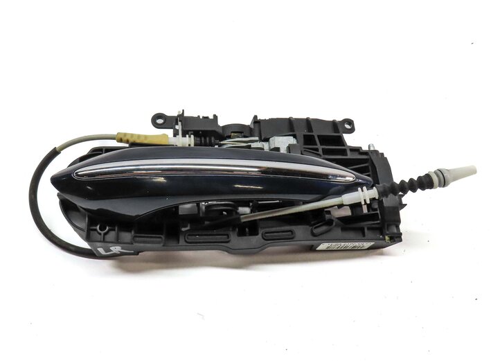 Thumbnail 2: 2011-2016 BMW 528i 535i 550i M5 (F10) LEFT REAR DOOR HANDLE w/ LIGHT (BLUE)