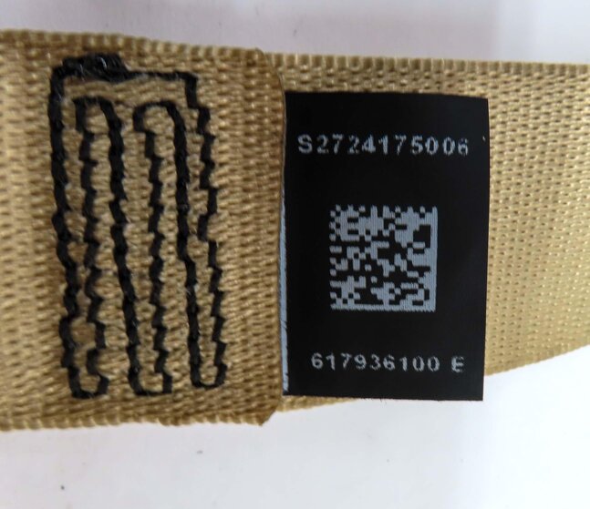 Thumbnail 6: 2011-2016 BMW 528i 535i 550i M5 (F10) RIGHT FRONT SEATBELT RETRACTOR (BEIGE)
