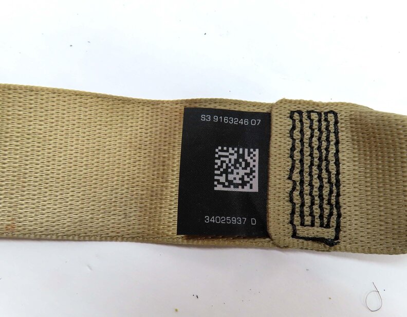 Thumbnail 10: 2012 BMW 528i (F10) REAR LEFT RIGHT & CENTER SEATBELT RETRACTOR SET 3 (BEIGE)