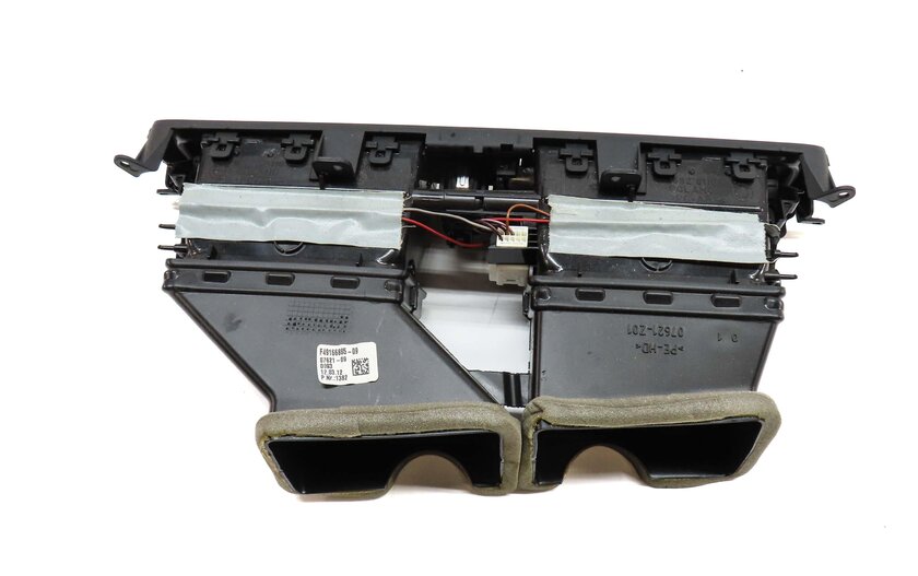 Thumbnail 4: 2012 BMW 528i (F10) FRONT CENTER DASH HVAC A/C HEATER AIR VENT (BLACK) F49166885