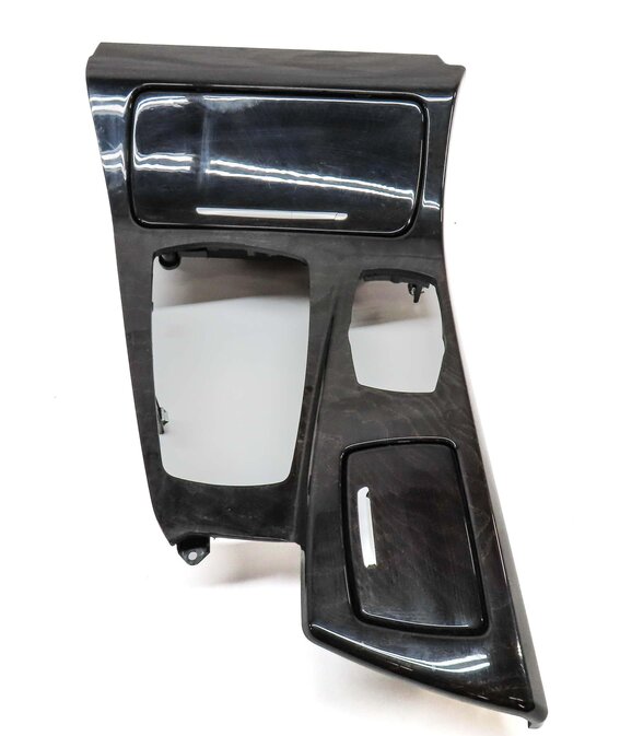Thumbnail 19: 2012 BMW 528i (F10) FRONT REAR DOOR DASH CONSOLE FINE ASH GRAIN WOOD TRIM SET 7