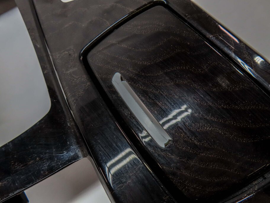 Thumbnail 23: 2012 BMW 528i (F10) FRONT REAR DOOR DASH CONSOLE FINE ASH GRAIN WOOD TRIM SET 7