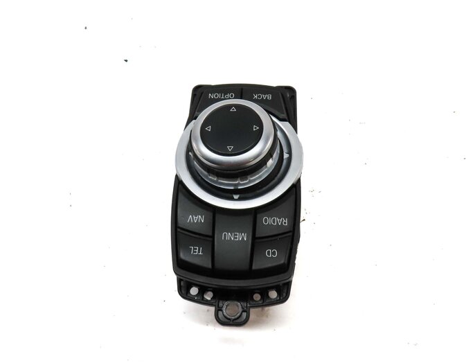 Thumbnail 4: 2012 BMW 528i (F10) FRONT CENTER CONSOLE iDRIVE MEDIA NAVIGATION CONTROL KNOB