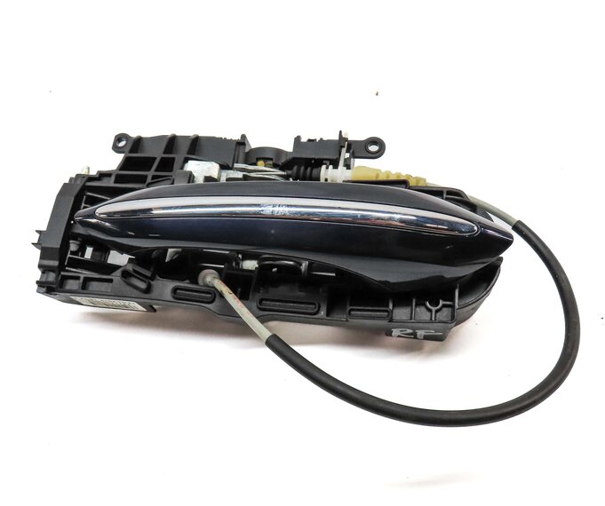 Thumbnail 2: 2011-2016 BMW 528i 535i 550i M5 (F10) RIGHT FRONT DOOR HANDLE w/ LIGHT (BLUE)