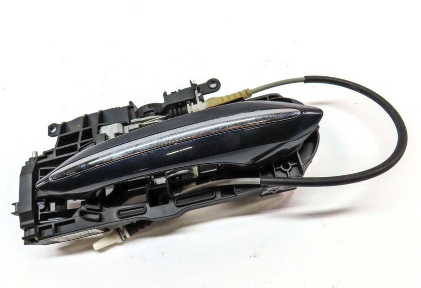 Thumbnail 3: 2011-2016 BMW 528i 535i 550i M5 (F10) RIGHT REAR DOOR HANDLE w/ LIGHT (BLUE)