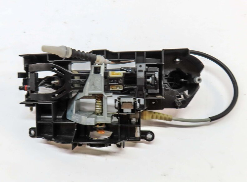 Thumbnail 5: 2011-2016 BMW 528i 535i 550i M5 (F10) RIGHT REAR DOOR HANDLE w/ LIGHT (BLUE)