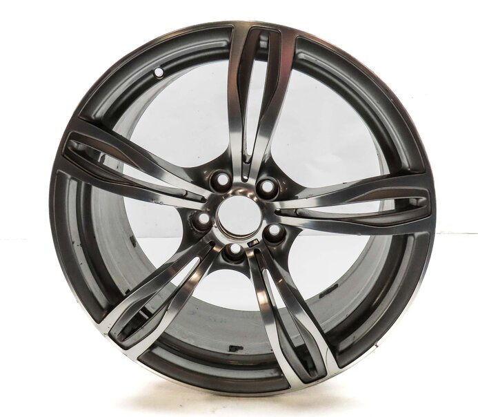 Thumbnail 2: 2012-2016 BMW M5 (F10) 20x9 FRONT DOUBLE 5-SPOKE ALUMINUM MACHINE FACE WHEEL RIM