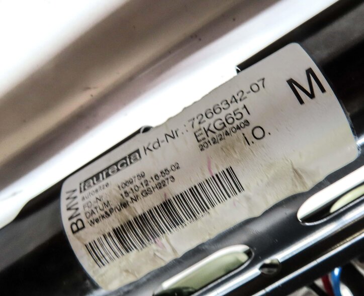 Thumbnail 7: 12-13 BMW M5 F10 FRONT RIGHT PASSENGER ///M SPORT COMFORT SEAT TRACK w/ MOTORS