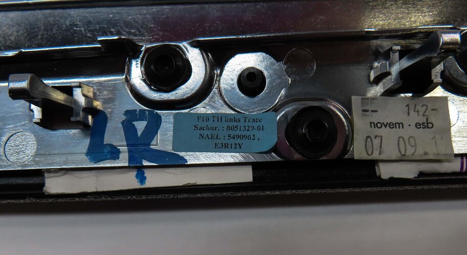 Thumbnail 12: 2013 BMW M5 ///M (F10) DASH & DOOR ALUMINUM TRACE INTERIOR TRIM PANEL SET-6