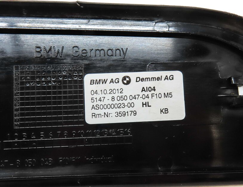 Thumbnail 11: 2013 BMW M5 ///M (F10) FRONT & REAR DOOR SILL SCUFF PANEL TRIM SET-4