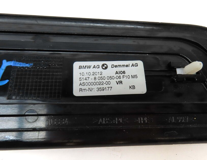 Thumbnail 14: 2013 BMW M5 ///M (F10) FRONT & REAR DOOR SILL SCUFF PANEL TRIM SET-4
