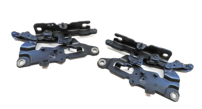 12-19 BMW 528i 535i 550i 640i 650i M5 M6 (F06 F10) FRONT HOOD HINGE SET (BLUE)