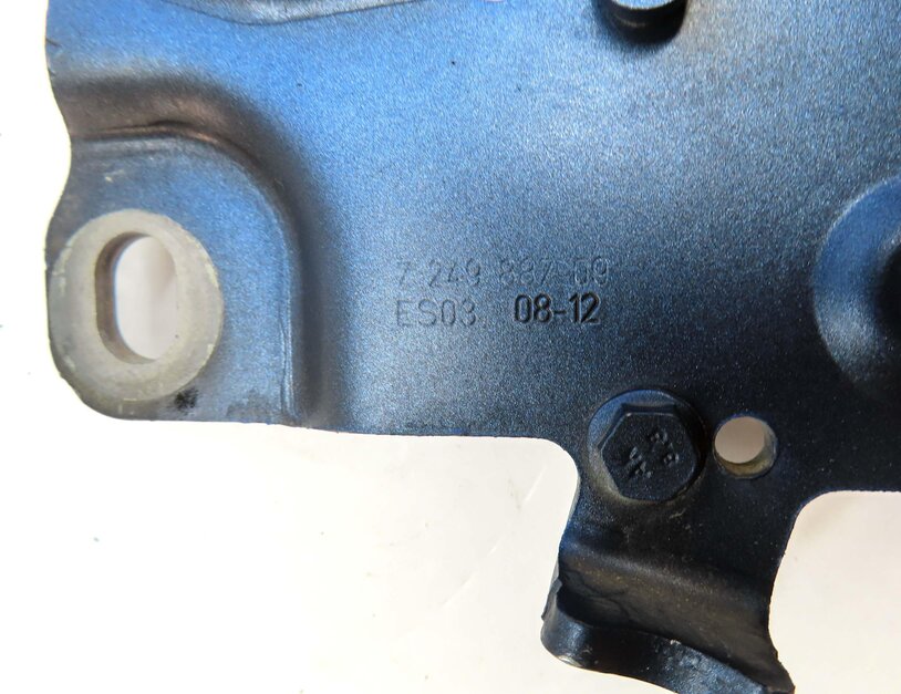 Thumbnail 12: 12-19 BMW 528i 535i 550i 640i 650i M5 M6 (F06 F10) FRONT HOOD HINGE SET (BLUE)