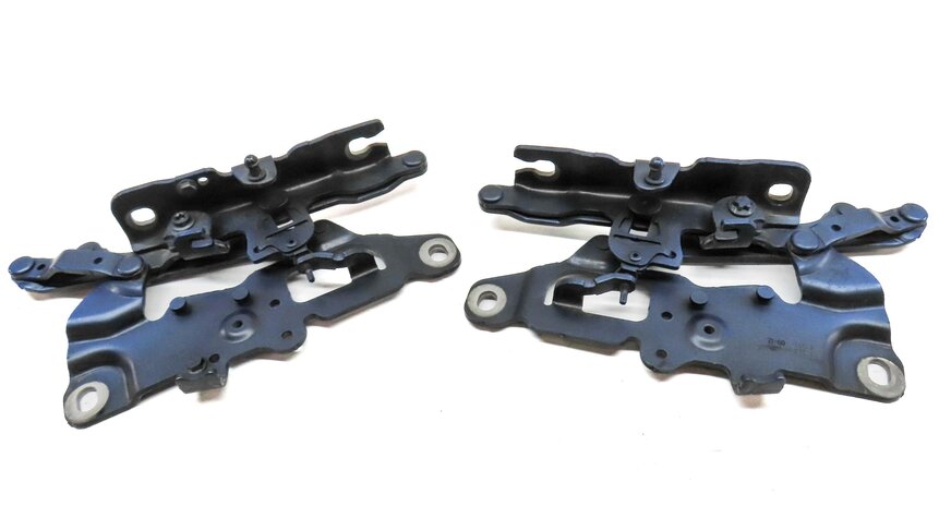 Thumbnail 2: 12-19 BMW 528i 535i 550i 640i 650i M5 M6 (F06 F10) FRONT HOOD HINGE SET (BLUE)