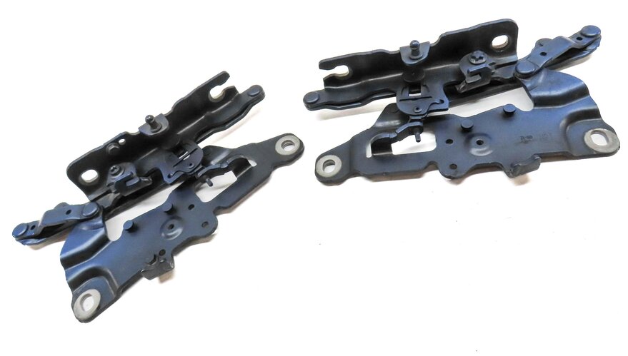 Thumbnail 3: 12-19 BMW 528i 535i 550i 640i 650i M5 M6 (F06 F10) FRONT HOOD HINGE SET (BLUE)