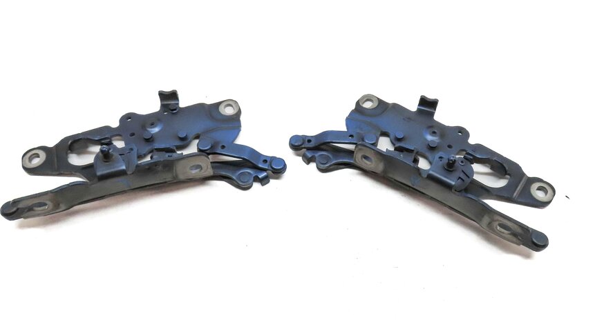 Thumbnail 4: 12-19 BMW 528i 535i 550i 640i 650i M5 M6 (F06 F10) FRONT HOOD HINGE SET (BLUE)