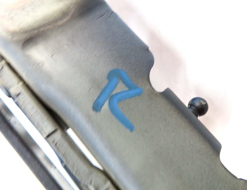 Thumbnail 6: 12-19 BMW 528i 535i 550i 640i 650i M5 M6 (F06 F10) FRONT HOOD HINGE SET (BLUE)
