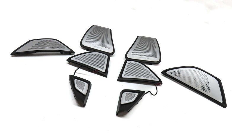 Thumbnail 1: 2013 BMW M5 ///M (F10) BANG & OLUFSEN AUDIO SPEAKER GRILLE TRIM SET-8