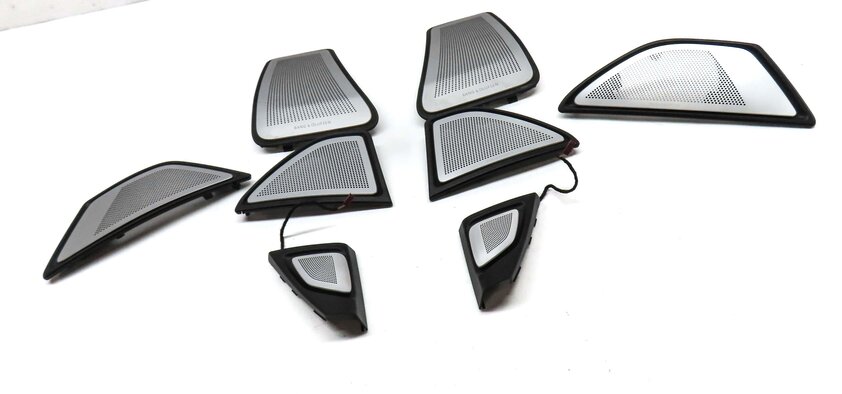 Thumbnail 17: 2013 BMW M5 ///M (F10) BANG & OLUFSEN AUDIO SPEAKER GRILLE TRIM SET-8