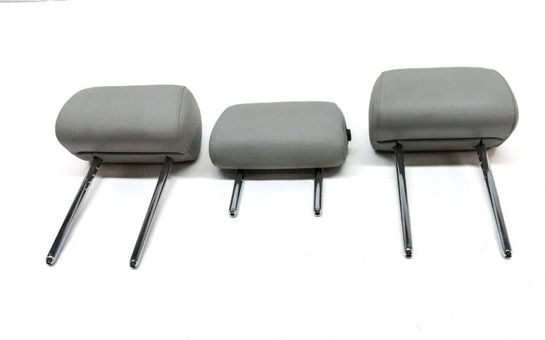 Thumbnail 2: 2013-2016 BMW M5 ///M (F10) REAR SEAT LEFT CENTER RIGHT HEADREST SET-3 (SILVER)