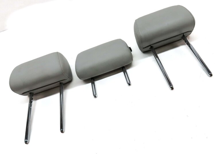 Thumbnail 3: 2013-2016 BMW M5 ///M (F10) REAR SEAT LEFT CENTER RIGHT HEADREST SET-3 (SILVER)