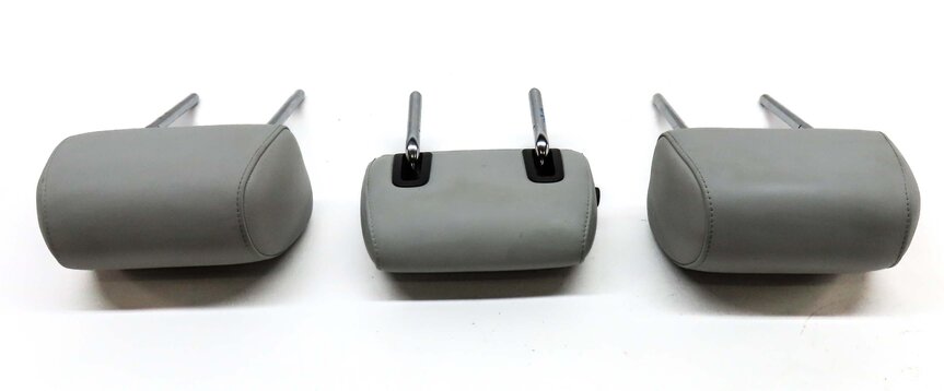 Thumbnail 5: 2013-2016 BMW M5 ///M (F10) REAR SEAT LEFT CENTER RIGHT HEADREST SET-3 (SILVER)
