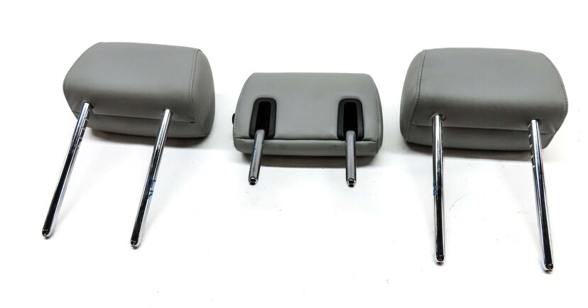 Thumbnail 6: 2013-2016 BMW M5 ///M (F10) REAR SEAT LEFT CENTER RIGHT HEADREST SET-3 (SILVER)