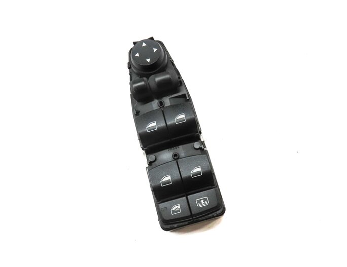Thumbnail 3: 10-19 BMW 5 6 M5 M6 (F06 F10 F12 F13) LEFT DRIVER PFOLD WINDOW SWITCH w/ SHADE