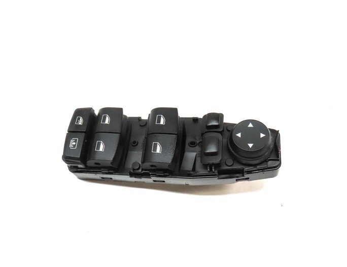 Thumbnail 4: 10-19 BMW 5 6 M5 M6 (F06 F10 F12 F13) LEFT DRIVER PFOLD WINDOW SWITCH w/ SHADE