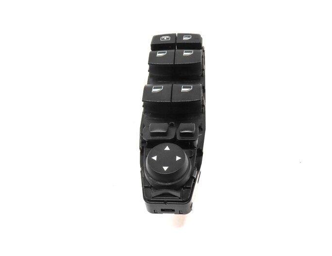 Thumbnail 5: 10-19 BMW 5 6 M5 M6 (F06 F10 F12 F13) LEFT DRIVER PFOLD WINDOW SWITCH w/ SHADE