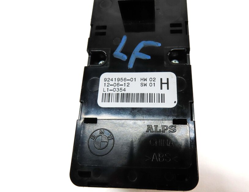 Thumbnail 7: 10-19 BMW 5 6 M5 M6 (F06 F10 F12 F13) LEFT DRIVER PFOLD WINDOW SWITCH w/ SHADE