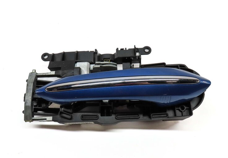 Thumbnail 2: 09-19 BMW 5 6 7 SERIES (F01 F07 F10 F12) RIGHT REAR COMFORT DOOR HANDLE (BLUE)