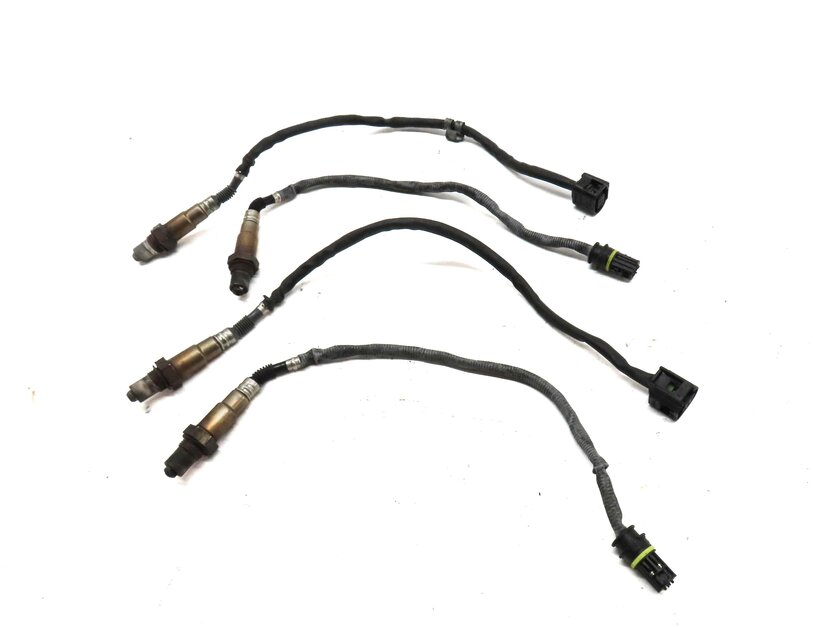 Thumbnail 2: 2013 BMW M5 ///M (F10) PRE POST CAT O2 OXYGEN LAMBDA PROBE SENSOR SET-4
