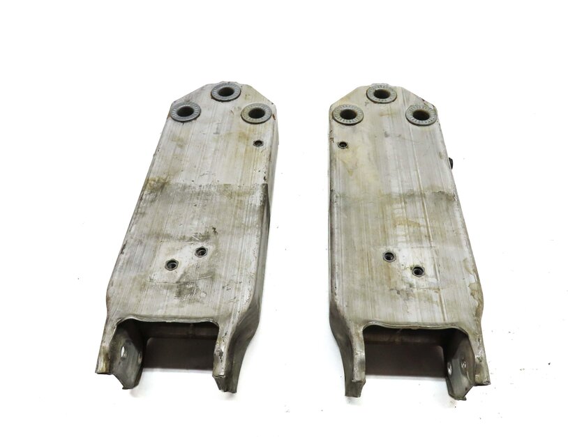 Thumbnail 4: 2011-2016 BMW 5 M5 F10 FRONT BUMPER LEFT & RIGHT REINFORCEMENT BAR BRACKET SET-2